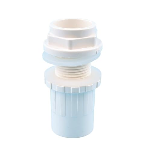 Conector de tubería de agua y drenaje para acuario con junta recta y codo de PVC de 20-50 mm 2