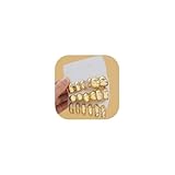 9 Pairs Chunky Gold Earrings Set for Women Trendy Lightweight Gold Plated Hoop Earrings Hypoallergenic Jewelry