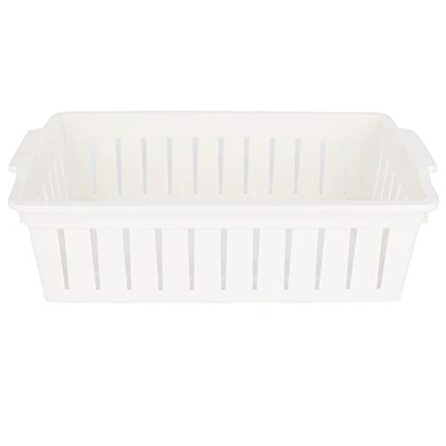 Caixa Plástica Organizadora 02 Divisórias Movel 28,8 x 17cm Branco