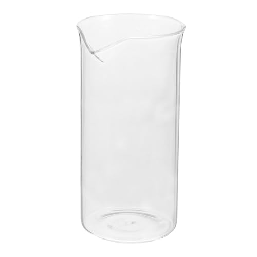 DOITOOL Heat-resistant Glass Espresso Pouring Beaker Coffee Press Accessory for Measuring Brewing Stylish Carafe Replacement Cup for Cold Drinks and Coffee Makers