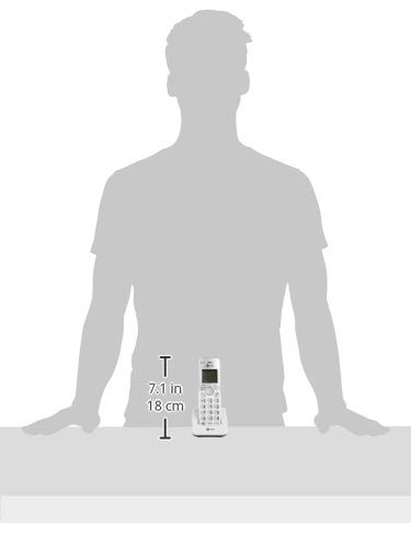 Image of AT&T EL50003 Accessory Cordless Handset | Requires AT&T EL52103, EL52203, EL52253,EL52303, EL52353, EL52403, or EL52503 to Operate, 4.25L x 6.75H x 2.50W inches, Silver (Accessory Cordless Handset)