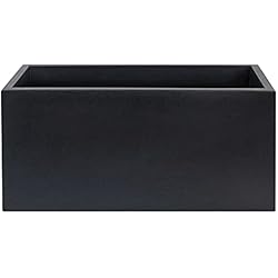 Macetero Ceramica Rectangular MACETERO DE POLIETILENO ANTRACITA 60x20x20 CM