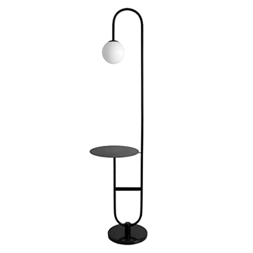 フロアスタンド ガラスと金属製 ブラックホワイト フロアスタンド ガラスと金属製 ブラックホワイト
