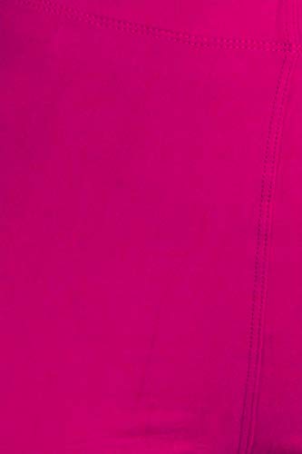Image of Leggings Depot Women's High Waist Leggings Soft 1 inch Waistband Solid Pants - Regular, Plus, 1X3X, 3X5X