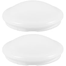 Mipcase 2pcs Plastic Ceiling Light Shade Replacement Flush Mount Dome Cover for Versatile Use Bedrooms Kitchens Bathrooms and Offices Easy Screw Installation Durable Design