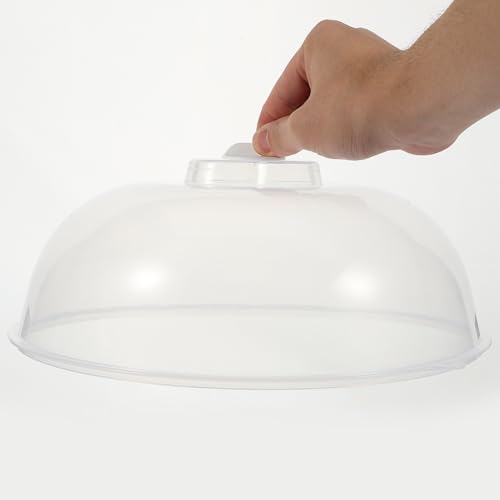 Evitar salpicaduras de comida en microondas con la funda plástica CRAFTHROU 5