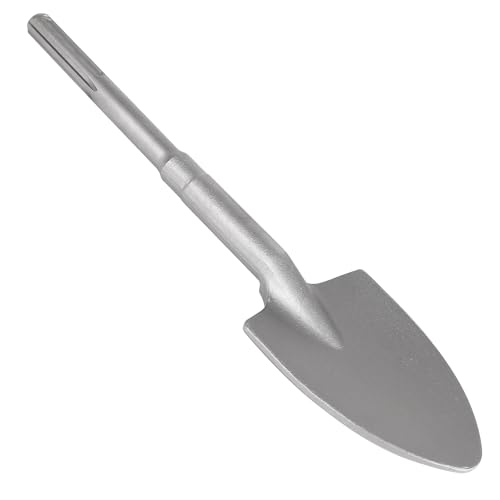 CPROSP Cincel Pala Puntiagudo SDS MAX(400 x 110mm), Pala Para Arcilla Acero al Cromo 40CR, Ideal para Remover Tierra Dura Arcilla y Cemento Muebles