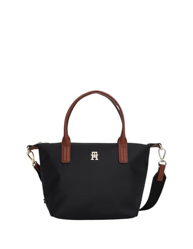 Tommy Hilfiger Popette Mini-Tragetasche für Damen 1 Stück Schwarz One Size Handtaschen