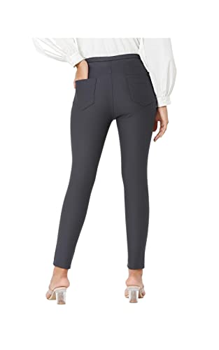 Image of Spykar Women's Skinny Fit Cotton Modern Jegging (WKJE01BB052Grey)