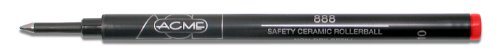 ACME Stdios Roller Ball Refills - Red - Set of 5 (PREFRDBOX)