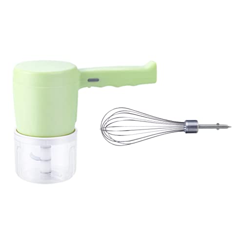 2 in 1 Drahtloser Elektrischer Handmischer: Wiederaufladbarer Handmixer für Baby- Lebensmittel Tragbarer Elektrischer…