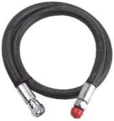 Swivel High Pressure Hose, SPG Standard Gauge, AA31, 36" Black Nylon Dive Hose