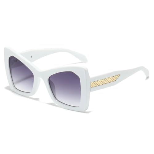Lunettes de soleil surdimensionnées verres dégradés tendance UV400