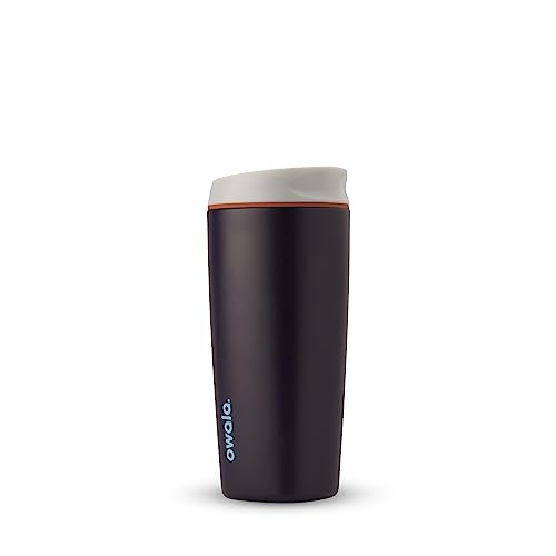 Comparison: Best Reusable Coffee Cups 9 Owala SmoothSip Insulated Stainless Steel Coffee Tumbler, Reusable Iced Coffee Cup, Hot Coffee Travel Mug, BPA Free, 20 oz, Navy (Telescope Tales)