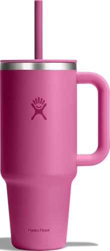 HYDRO FLASK - Travel Tumbler 1180 ml (40 oz) mit verschließbarem Press-In-Strohhalmdeckel - Edelstahl - Doppelwandige Vakuumisolierung… – Ansicht 1