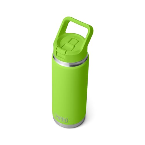 YETI Rambler 26 oz Bottle, Vacuum Insulated, Stainless Steel with Color Matching Straw Cap,Venom - image 8