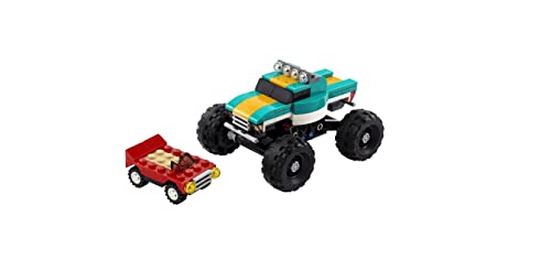 LEGO Creator 3in1 Monster Truck Toy 31101 Cool Building Kit for Kids (163 Pieces)