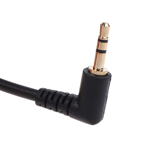 Cable adaptador de audio Jack 2.5 mm ángulo recto macho a hembra miniatura 4
