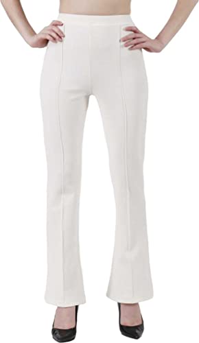 Image of YOZO Women's Regular Fit Cotton Blend Trouser