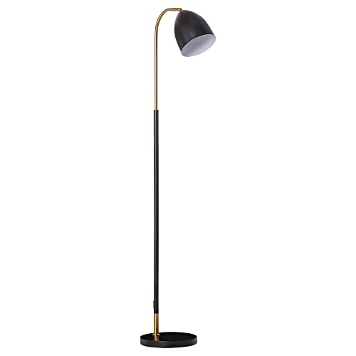 HOMCOM Bogenlampe Stehlampe Wohnzimmer Schirm verstellbar Stehleuchte 40W...
