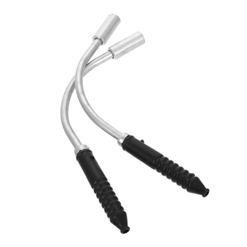 Milisten 2Sets Bicycle Brake Bent Tube with Rubber Sleeve High Precision Cable Guide for Mountain and Road Cycling Reliable Braking Performance and Wide Compatibility
