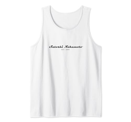 Libro blanco sobre Bitcoin de Satoshi Nakamoto: Estándar BTC de 2009 Camiseta sin Mangas