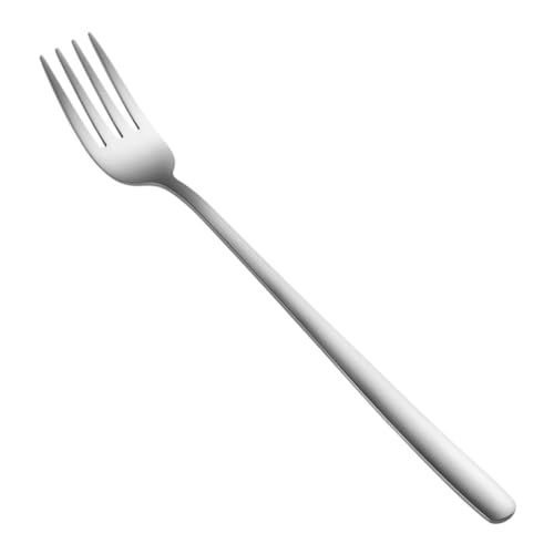 VINTORKY 3pcs Stainless Steel Tableware Forks Flatware Food Fork Dessert Fork Silver