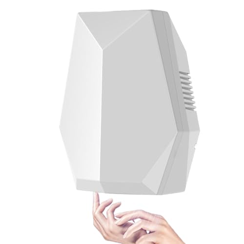 Renchey Secador De Manos Para Baño Del Hogar - Secador De Manos Comercial Eléctrico Sin Taladro | Dispositivo Automático De Pared Para Interiores De Hoteles Hogares Y Baños