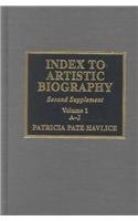 Index to Artistic Biography livre de répertoire bibliographique d art et encyclopédie