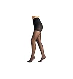 Berkshire Women's Silky Extra Wear Sheer Control Top Pantyhose - Sandalfoot 4527, Fantasy Black, 4