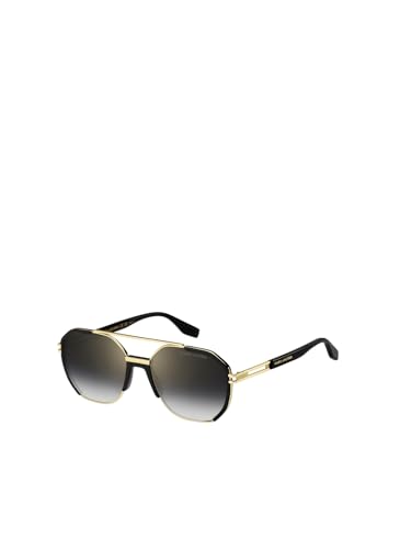 Marc Jacobs MARC 749/S Lunettes de Soleil Homme Doré Noir 58mm