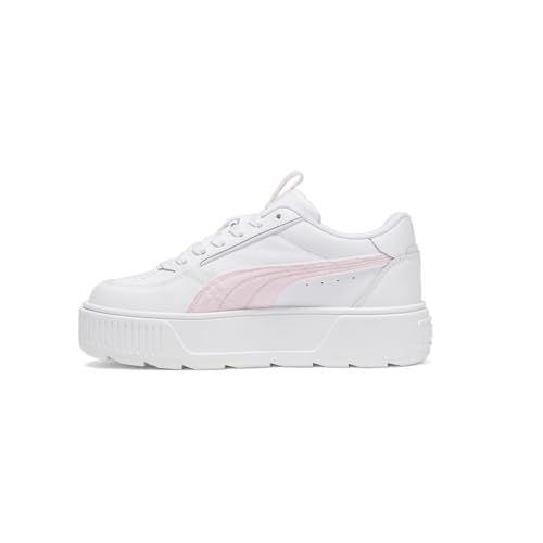PUMA Kids Girls Karmen Rebelle Pool Days Lace Up Sneakers Shoes Casual - White3