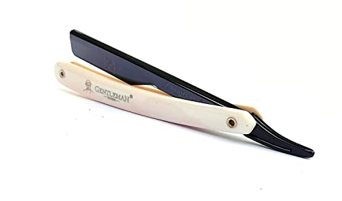 RT SHOP Men Barber Shaving Razor For Salon Professional Design Plastic Handle Folding Shaving Razor
