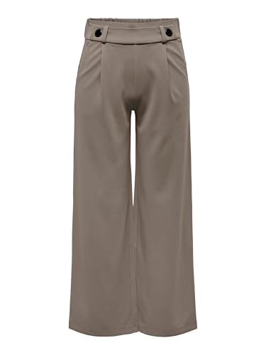 JdY Damen Jdygeggo New Long Pant JRS Noos Hose Driftwood/Detail:Black Buttons M / 30L EU