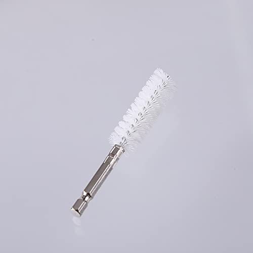 Image of 6 Pieces Stainless Steel Bore Brush Set in Different Sizes, Twisted Wire Cleaning Brush with 1 /4 Inch Hex Shank for Power Drill Impact Driver (8, 10, 12, 15, 17, and 19mm)