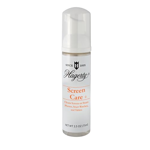Hagerty Screen Cleaner - Car Screen Cleaner, Phone Cleaner, TV Screen Cleaner for Smart TV, Monitor Cleaner, Computer Screen Cleaner, Laptop Screen Cleaner, Electronic Screen Cleaner Spray - 2.5 Oz