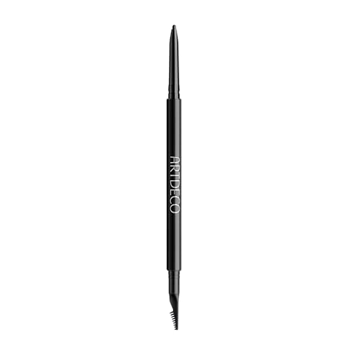 ARTDECO Ultra Fine Brow Liner - Coal - Thin Twist-Out Tip Creates Ultra-Fine Lines - Integrated Grooming Brush - Smudge-Proof & Waterproof - Eyebrow Pencil - Eye Makeup - Vegan - 0.03 Oz image 5