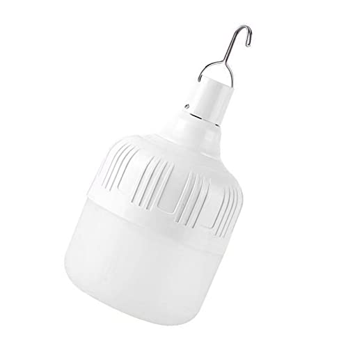 Omabeta Bombilla LED de Emergencia de 80 W, Linterna Ajustable Recargable por USB con Luz Uniforme de Corriente Constante, para Puestos de Mercado Nocturno Al Aire Libre, Energía