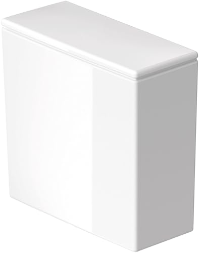 Duravit 093520-L DuraStyle 1.28 GPF Toilet Tank Only with Left Hand Lever - White