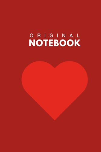 Love | Original Notebook | ON-132 | 120 blanko & lined pages, double red heart's