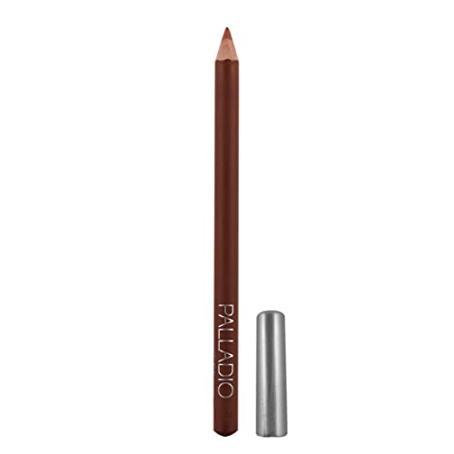 Palladio Lip Liner Pencil, Wooden, Firm Yet Smooth, Contour And Line With Ease, Perfectly Outlined Lips, Comfortable, Hydrating, Moisturizing, Rich Pigmented Color, Long Lasting, Natural #TOP4
