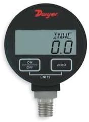 Instruments, Inc. DPGW-09 1/4"BTM Dig Press Gage 0/200#