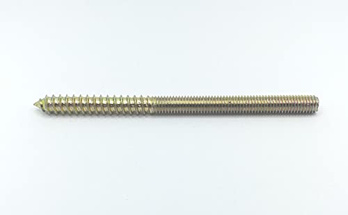 Image of Hanger Bolt M8x120 Double Headed Bolt Self-Tapping Screw for Furniture 15Pcs