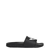 adidas Originals mens Adilette Lite Slide,Core Black/White/Core Black,6 US