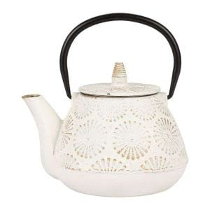 Sema - THEIERE en Fonte EMAILLEE Blanc Lotus 1L