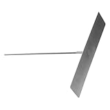 STAHAD Holzkohlegrill Ascheentferner Rake mit Edelstahlgriff Kleiner Grillrechen für Kamin und Ofenasche Reinigungsschaber für Pizzaofen und Gartengrill