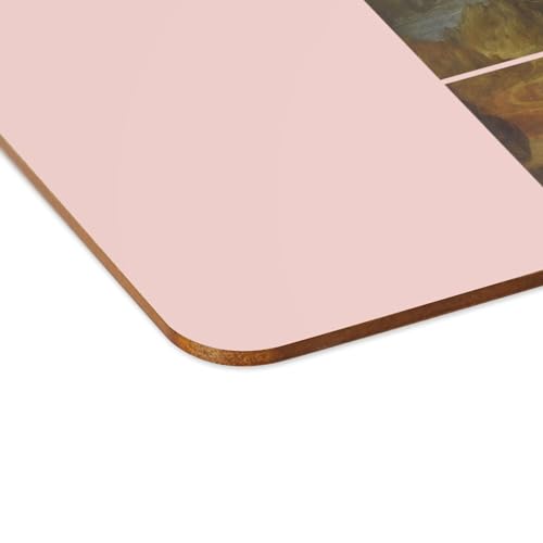 Sets de table souple dessous en liège napperons Joconde rose - 4