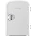 Chefman Mini Portable Compact Personal Fridge, Cools & Heats 4 Liter Capacity, Chills 6 12oz cans, 100% Freon-Free & Eco Friendly, Includes Plugs for Home Outlet & 12V Car Charger, White
