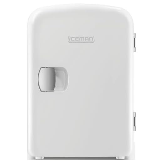 Chefman Mini Portable White Personal Fridge Cools Or Heats & Provides Compact Storage For Skincare, Snacks, Or 6 12oz Cans W/ A Lightweight 4-liter Capacity To Take On The Go