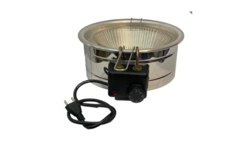 Fritadeira Elétrica Inox Redonda Tacho 5 Litros BONI 110 V